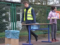 DSC 0047  Janek – as w rękawie – od dwóch lat wolontariusz na „dyżurze”