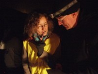 Ostatnie konsultacje z sędzią głównym zawodów - Hanią